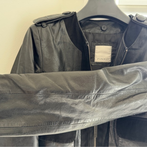 PINKO leather jacket - Picture 5 of 9